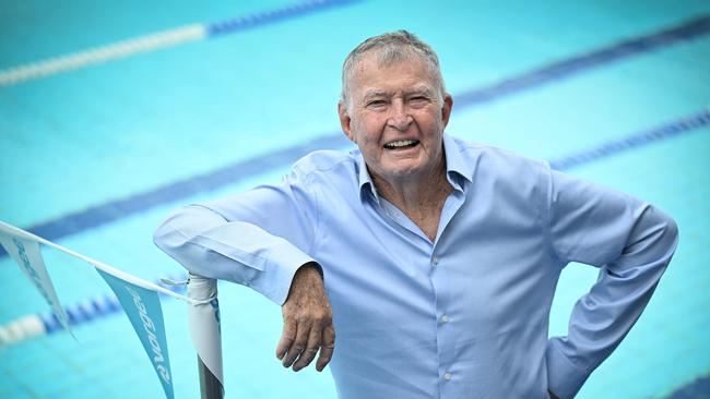 Former Olympic swim coach and founder of the Kids Alive child education program, Laurie Lawrence. Picture: Lyndon Mechielsen