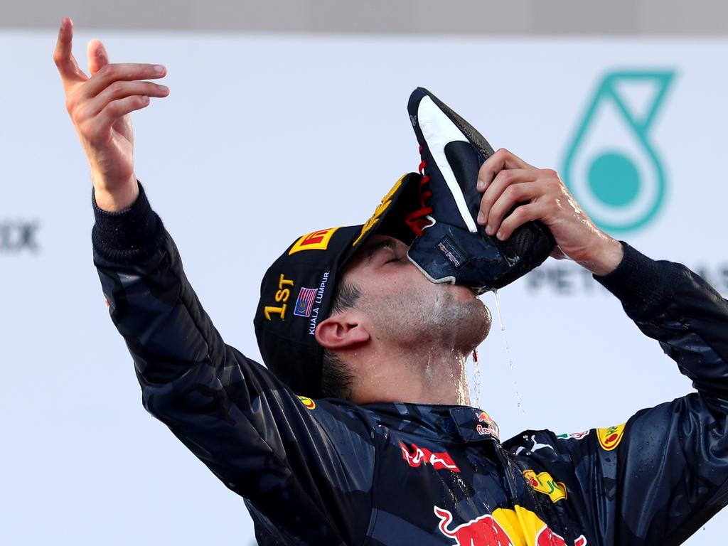 Daniel Ricciardo never won an F1 championship – but he won legions of fans. Picture: Getty
