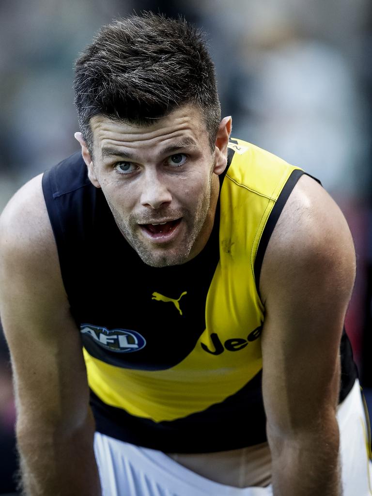 Captain Trent Cotchin missed at the weekend but remains a genuine force.