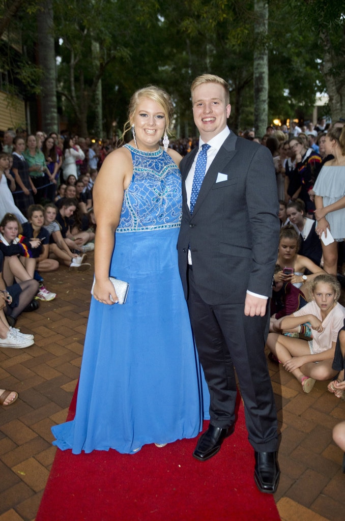 ( From left ) Chloe Ainscow and Conor Martin. Picture: Nev Madsen