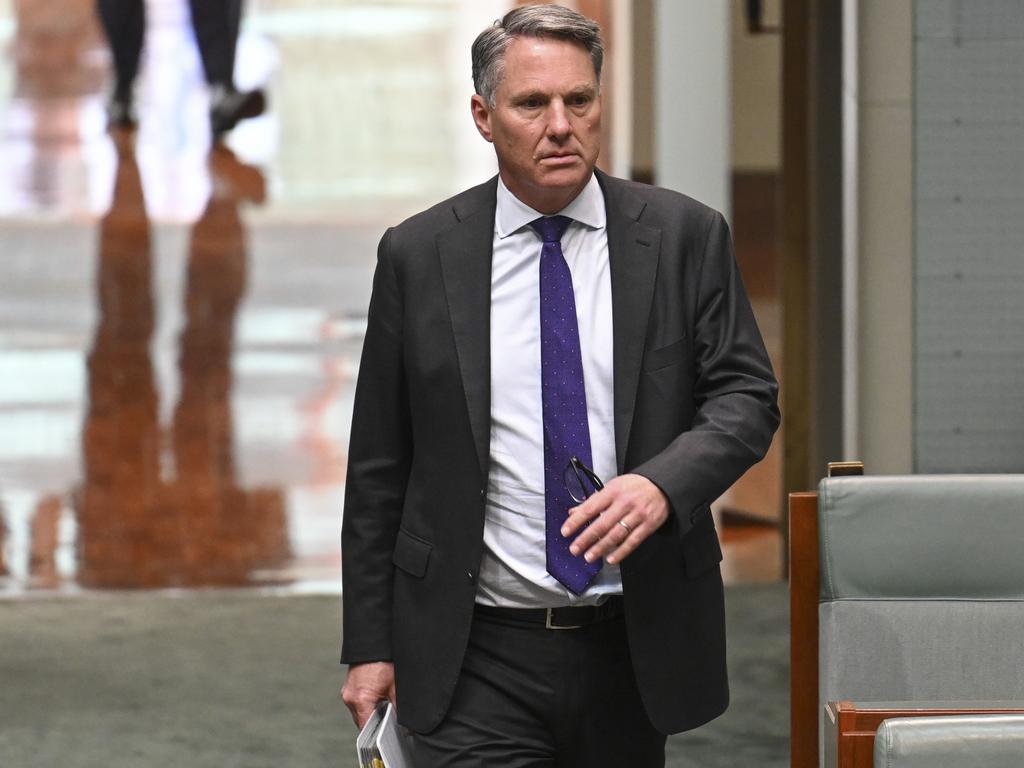 Deputy Prime Minister and Minister for Defence, Richard Marles during Question Time at Parliament House in Canberra. Picture: NewsWire / Martin Ollman