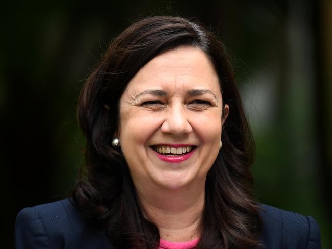 BRISBANE, AUSTRALIA - NewsWire Photos - SEPTEMBER 22, 2020.Queensland Premier Annastacia Palaszczuk speaks during a press conference at Parliament House in Brisbane. The Premier announced Queensland will open its borders to five NSW local government areas.Picture: NCA NewsWire / Dan Peled