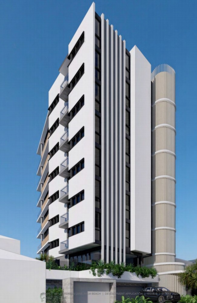 Artist impression of a new tower planned for Jefferson Lane, Palm Beach