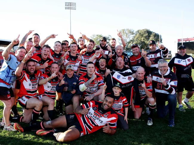 St Clair Comets v Saint Patrick's,Blacktown at Pepper Stadium, Penrith.A Grade Grand Final with the St Clair Comets winning their first grand final.