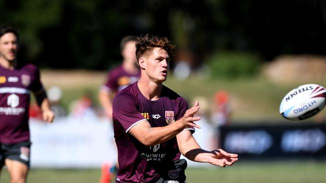 Ponga shapes as one of Queensland’s key men. Photo by Bradley Kanaris/Getty Images.