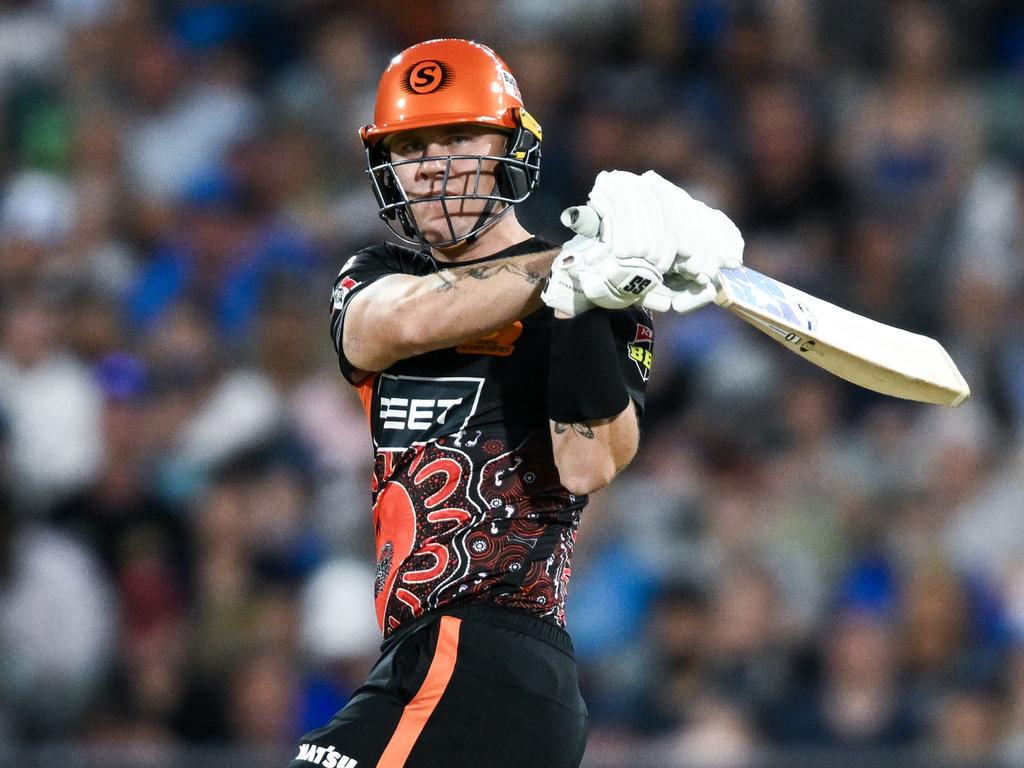 Finn Allen has found his groove for the Scorchers. Picture: Mark Brake/Getty Images