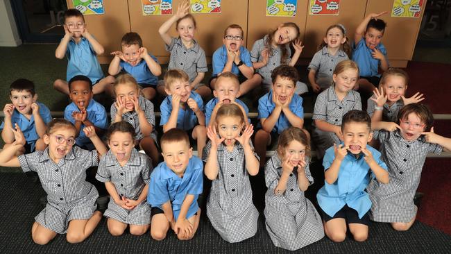 St Anthony’s PS Prep PC Back Row (L-R): Oliver Boothroyd, Ethan Reid, Niamh McDermott, Ned Ayres, Ava Torpy, Alexia Alp, Thomas Smith Middle Row(L-R): Adam Grbin, Joshua Chiripanhura, Ava Richmond, Harry Patterson, Jedd Webster, Jai Kruger, Sienna Ohra-Aho, Adaline Davies Front Row (L-R): Macy Johns, Dakota Formosa, Henry Costin, Peyton Richmond, Demelza Skram, Dante Ojeda Graljuk, Madeline Roberts-Linguey Absent: Isla McKenzie Picture Mark Wilson