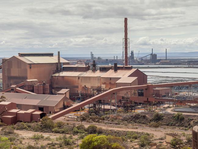 Hummock Hill Lookout. Overview of the town of Whyalla SA. Pictured on 26th September 2024. Picture: Ben Clark