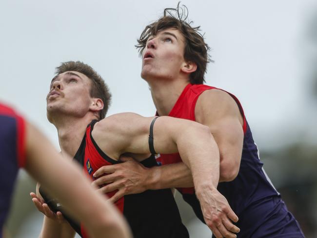 Redlegs ruckman Max Mourney (right). Picture: Valeriu Campan