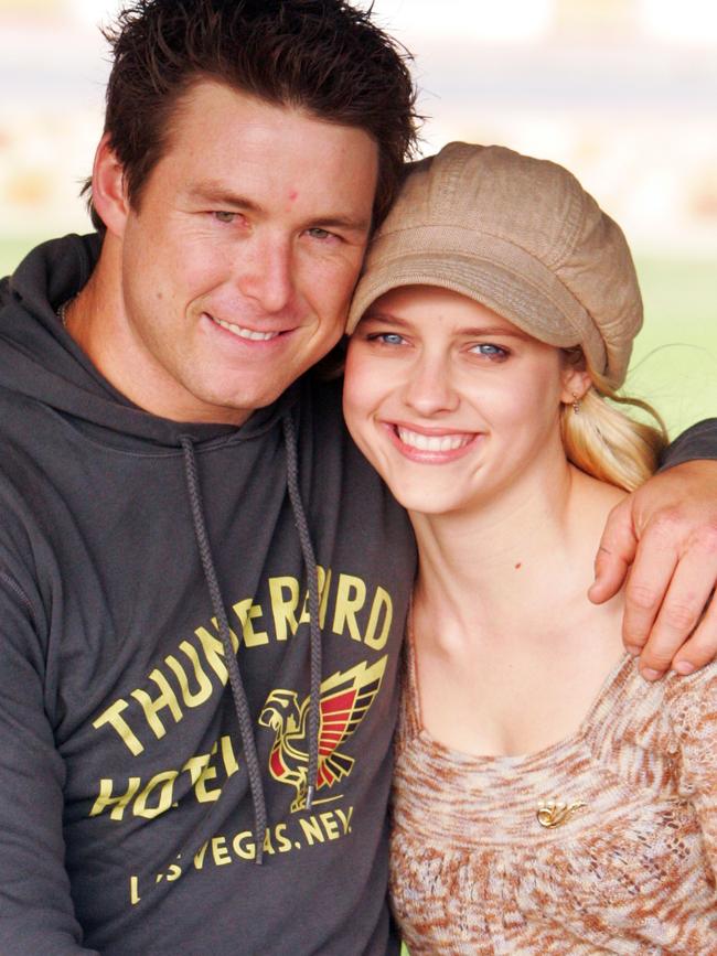 Stuart Dew and Teresa Palmer in 2007.