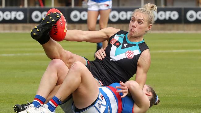 Erin Phillips. Picture: Sarah Reed/AFL Photos via Getty Images)