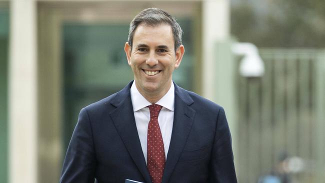 CANBERRA, AUSTRALIA NewsWire Photos OCTOBER 25, 2022:BUDGET 2022Australian Treasurer Jim Chalmers arriving at Parliament House in Canberra to hand down the 2022 Federal Budget.Picture: NCA NewsWire / Gary Ramage