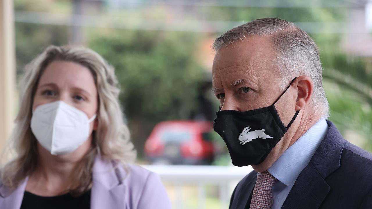 Anthony Albanese has slammed the handling of the aged care sector. Picture: NCA NewsWire / David Swift