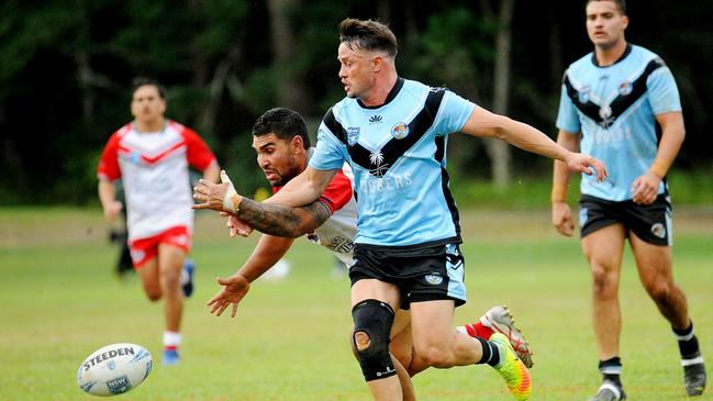 Woolgoolga Seahorses v South Grafton Rebels in first grade during round six of the 2024 Group 2 Rugby League competition at Solitary Islands Sports Ground. Picture: Leigh Jensen