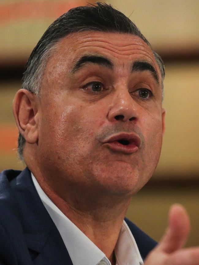 John Barilaro faced public scrutiny after his appointment to New York trade job. Picture: Gaye Gerard / NCA Newswire