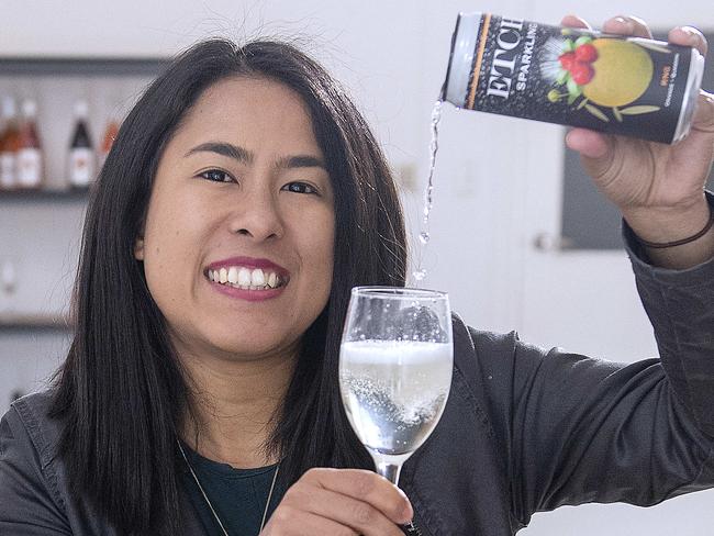 Lisa Fraser, founder of Adelaide's first non-alcoholic bottle shop ANA Drinks inside her soon to be stocked and fitted store on Hutt Street Wednesday,August,31,2022.Picture Mark Brake