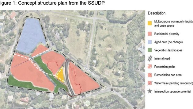 The proposal for a prized patch of council-owned land at Mullumbimby. Picture: Byron Shire