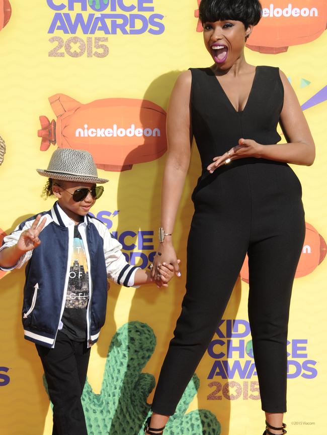 Jennifer Hudson and her son David.