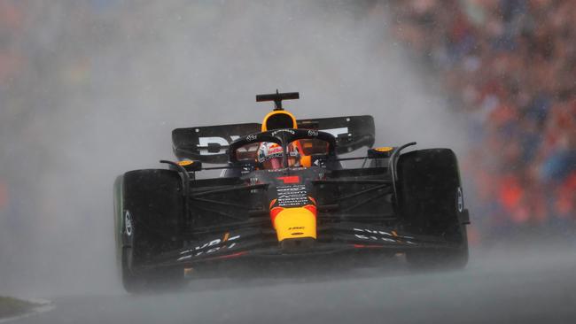 Biblical downpour? A little rain has never stopped Max Verstappen.