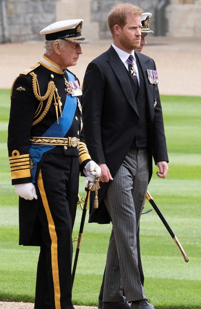 Harry says the royal family never spoke about the need for therapy. Picture: AFP.