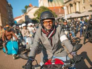 RIDE ALONG: A participant in a previous Distinguished Gentleman's Ride event. Picture: Vuri Matija