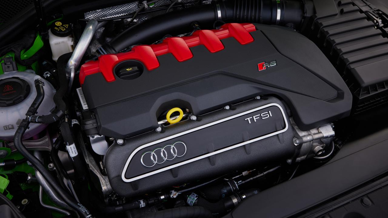 The RS3’s five-cylinder engine is a gem - but it will be replaced with electric power one day.
