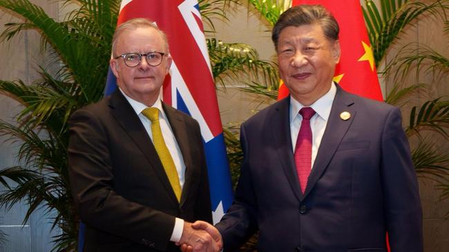 Prime Minister Anthony Albanese and Chinese President Xi Jinping held a 30 minute bilateral meeting on the sidelines of the G20 Summit in Rio de Janeiro, Brazil. Picture: PMO