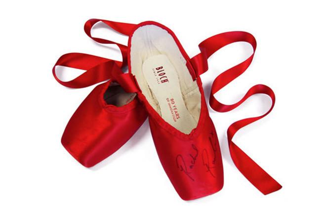 Red on sale ballet shoes