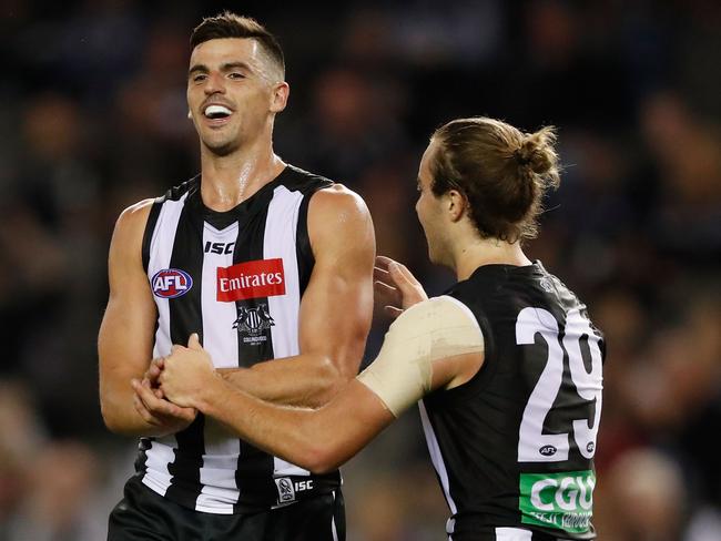 Nathan Buckley said Scott Pendlebury “wasn’t as sharp” as previous weeks.