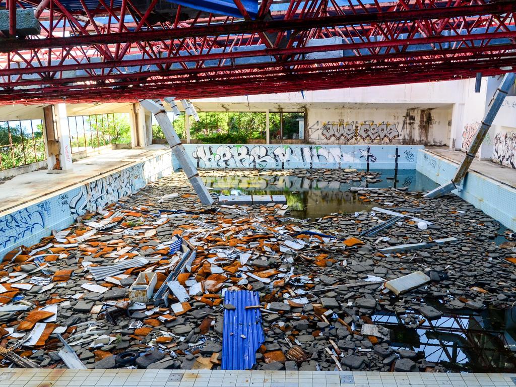 The hotel has been left to crumble under the Croatian sun. Picture: Alamy