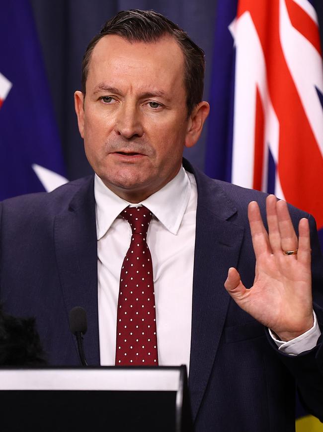 WA Premier Mark McGowan. Picture: Getty Images