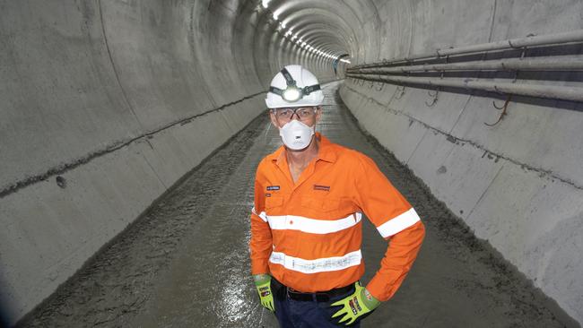 Graeme Newton has grand plans for the rail stations. Picture: Brad Fleet