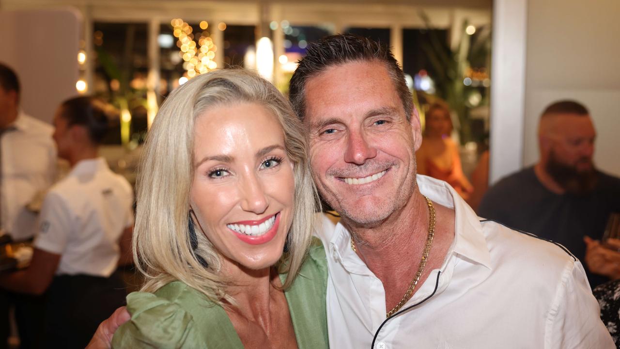 Jen Smith and Andy Smith at the Radcliffe Lawyers 15th year milestone celebration at Blowfish Ocean Grill and Bar Broadbeach. Picture: Portia Large.