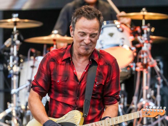 Bruce Springsteen couldn’t resist a jibe at reports of a highly charged phone call between US President Donald Trump and Australian Prime Minister Malcolm Turnbull. Picture: Supplied