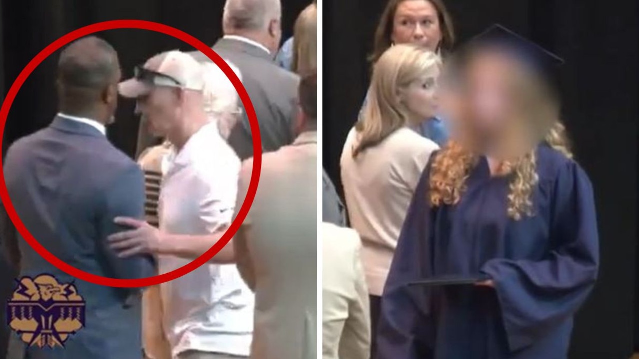 Dad’s shock move at daughter’s graduation