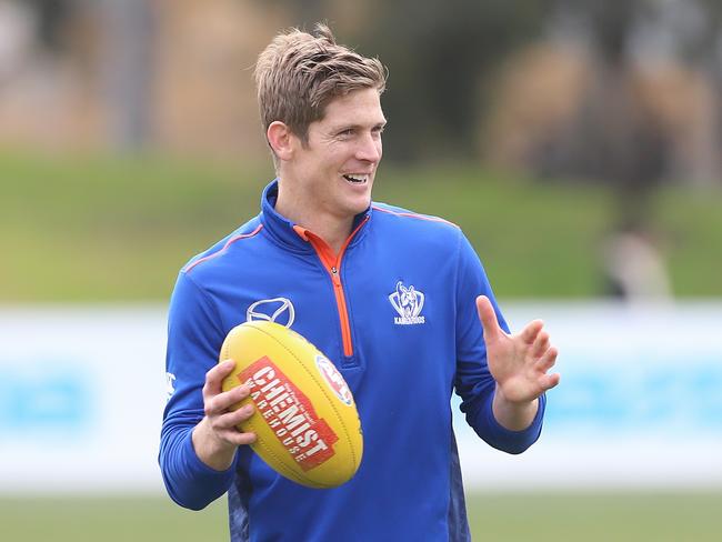 Nick Dal Santo during North Melbourne training at Arden St in 2016. Picture: Hamish Blair