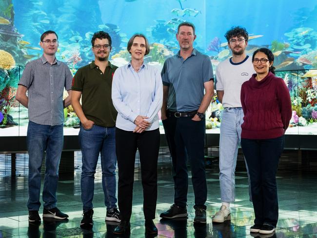 QUT reef repair team members