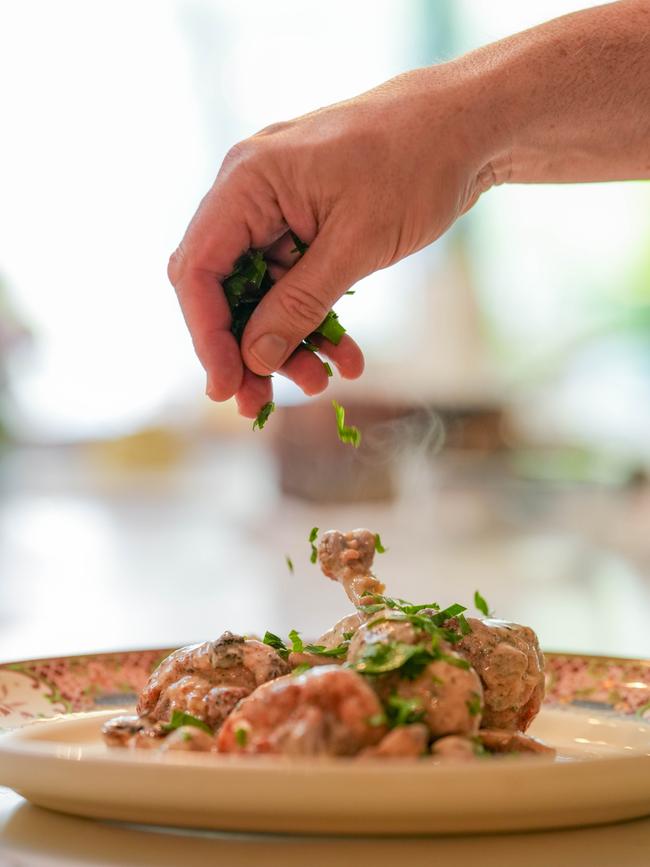 Jefferson’s Chicken Fricasse. Picture: Neil Bennett