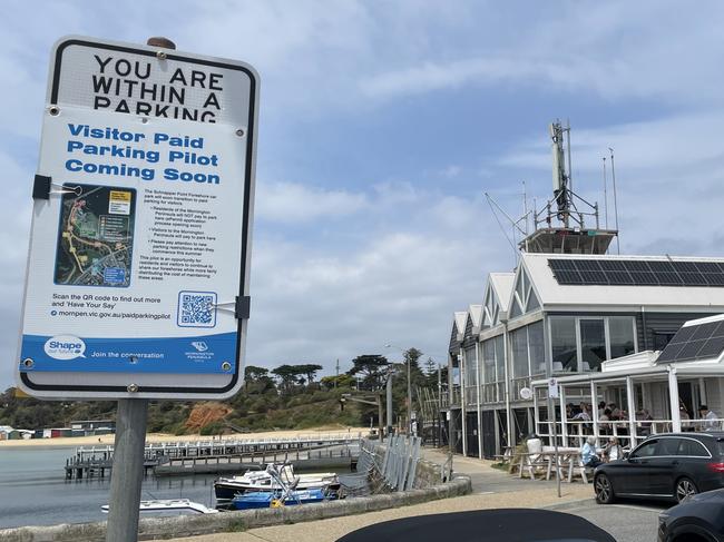 One of the visitor paid parking trial sites, Mornington’s Schnapper Point. Picture: supplied