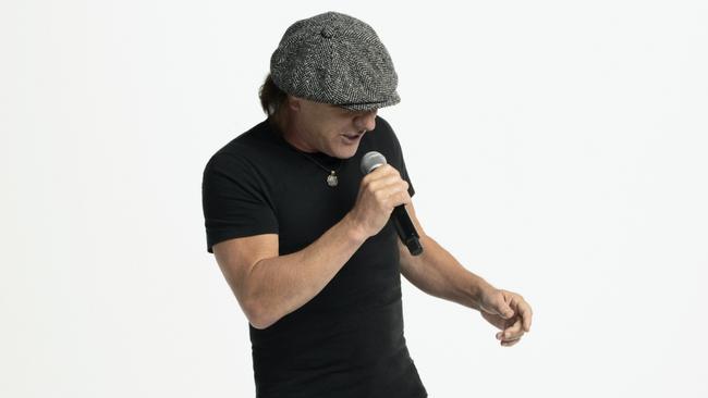 Singer Brian Johnson couldn’t believe he got another shot at fronting AC/DC. Picture: supplied.