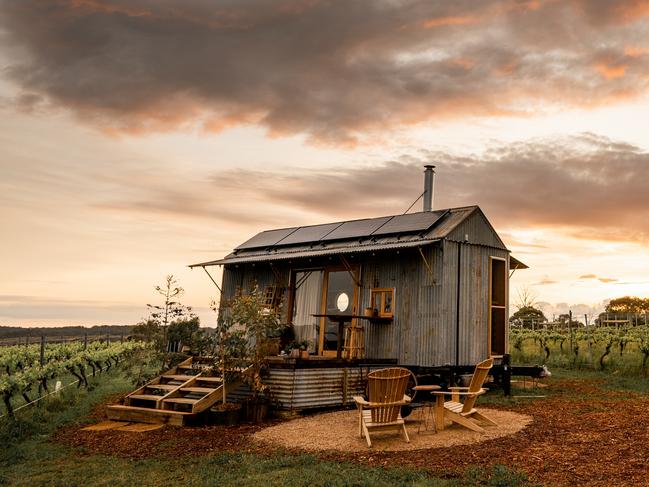 Stella the Stargazer, a tiny house doing the rounds in Victoria.