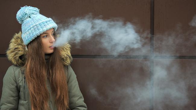 Vaping is becoming very popular among teens. Picture: iStock