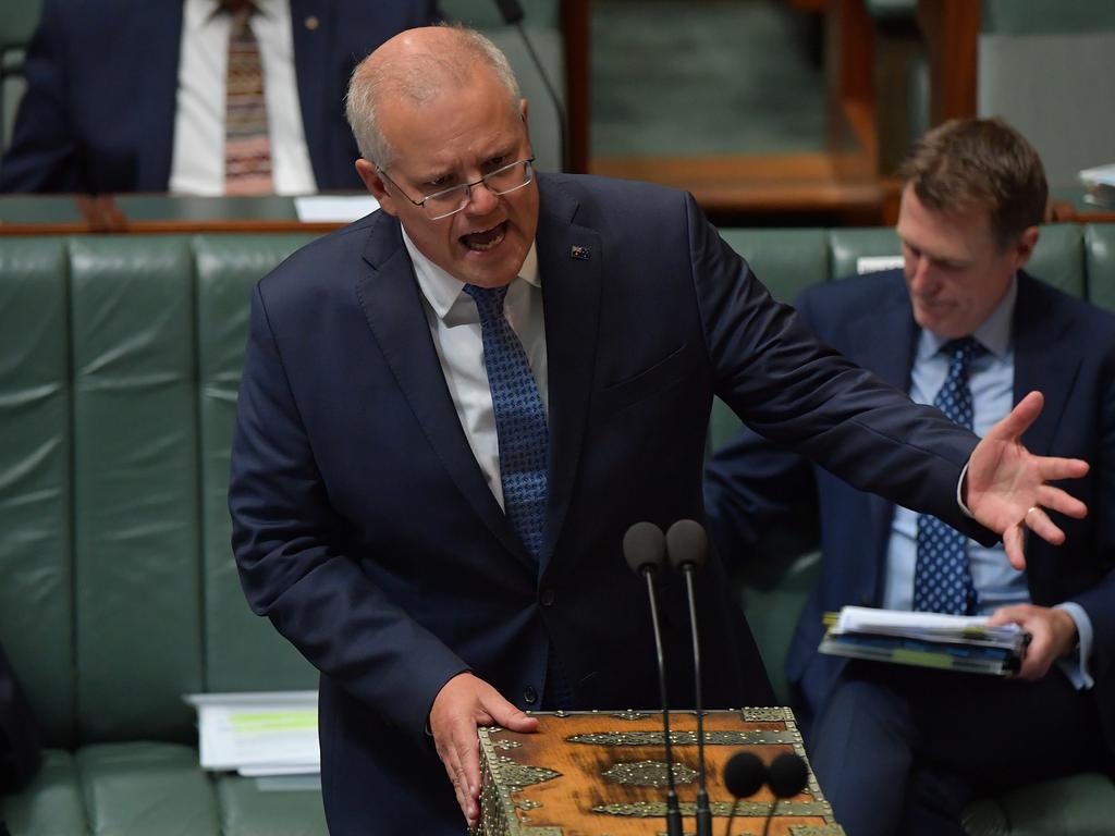 Scott Morrison stood by his claim he was unaware of the alleged rape until Monday morning. Picture: Sam Mooy/Getty Images