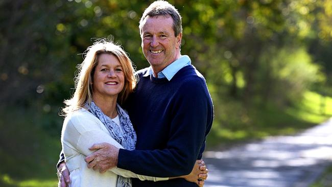 Neale Daniher and wife Jan. Picture: Tim Carrafa