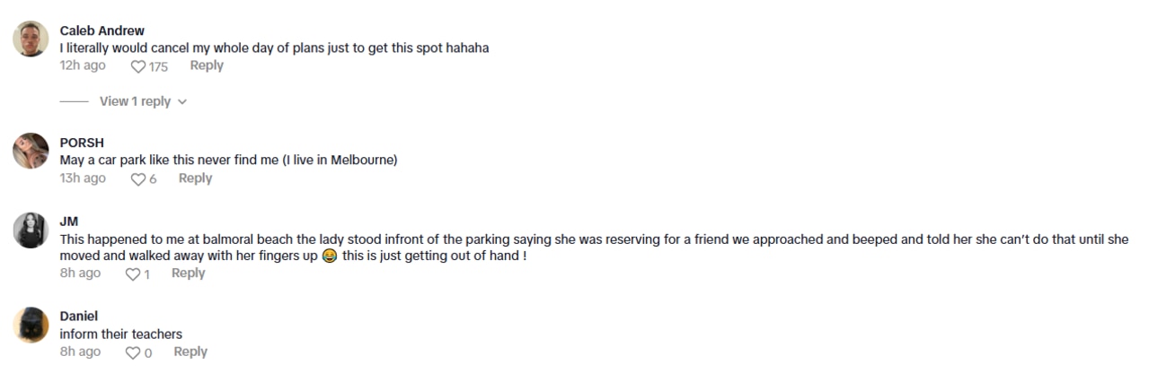 Commenters called the women out, and voiced similar situations where pedestrians tried to save car spots.