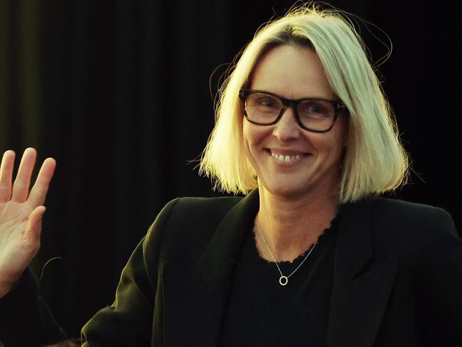 Susie O'Neill acknowledges the room after being elected to the AOC Executive Board. Picture: Matt King/Getty Images for AOC