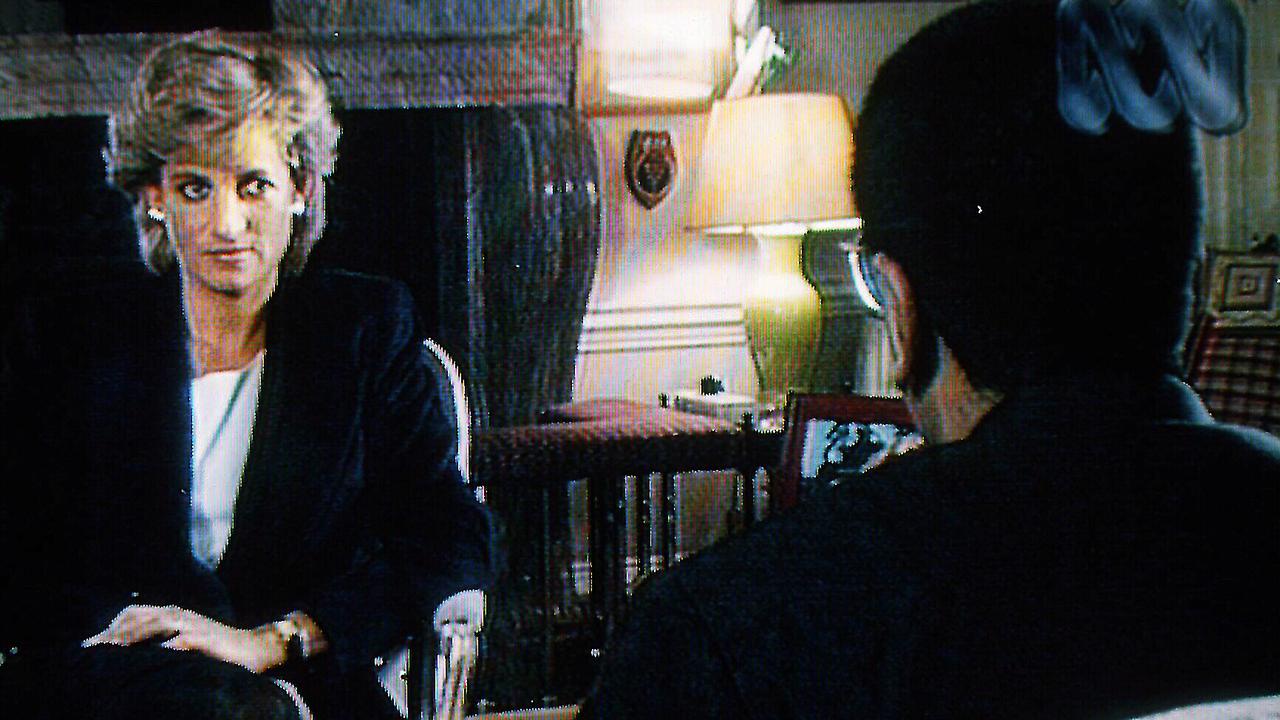 Diana, Princess of Wales during the tell-all interview.