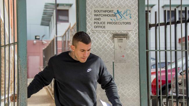 Alleged street gang member Harley Barbaro has had a number of stays at the Southport Watchhouse. Picture: Jerad Williams