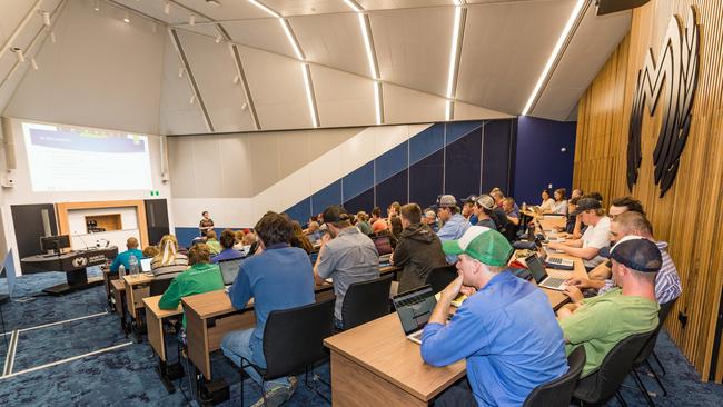 World view: The lecture theatre in Marcus Oldham’s new Douglas Boyd Learning Centre.