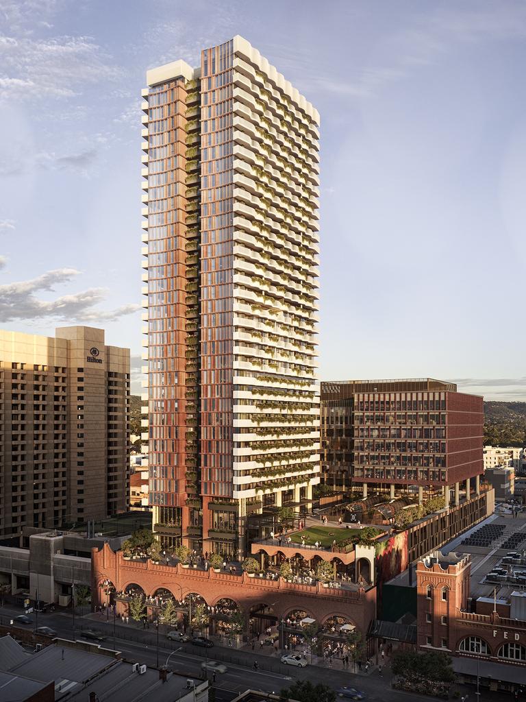 The hotel will form part of the 39-storey tower within the Market Square development.